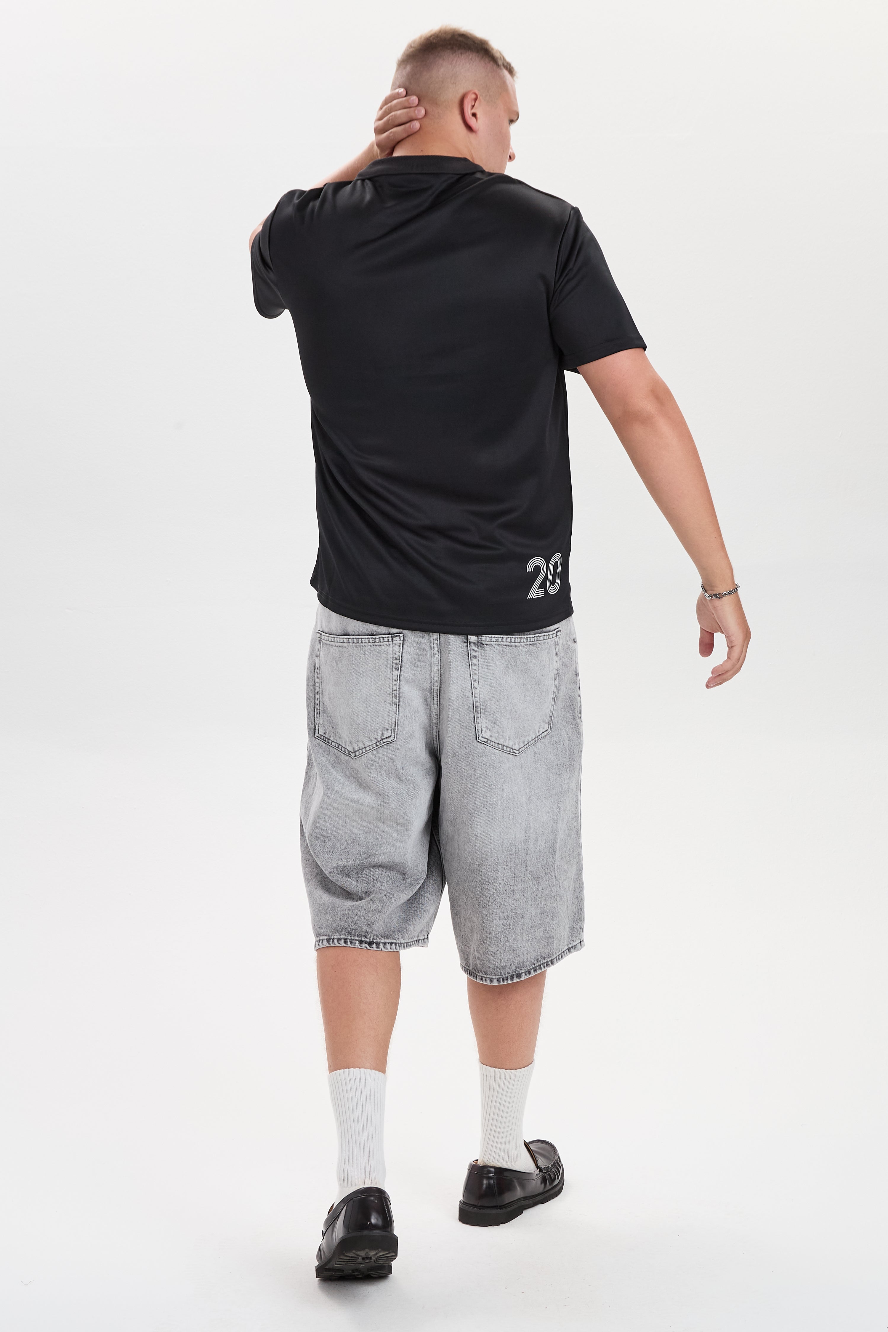 DXSoccer Black Football Jersey